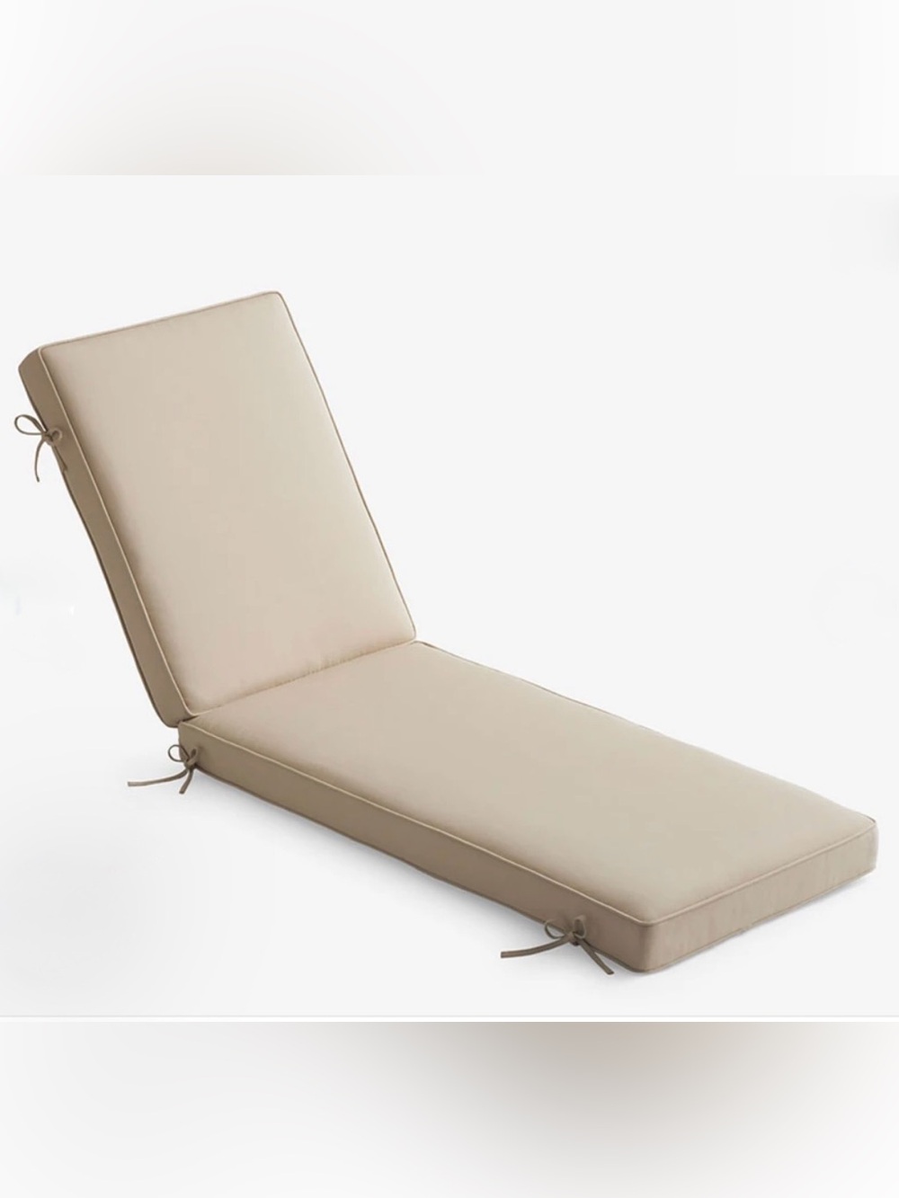 NWT Luxury Sunbrella Outdoor Chaise Lounge Patio Cushion – Antique Beige